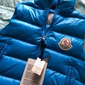 Moncler vest blue